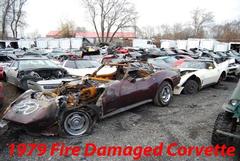 1979 Fire Damaged Corvette